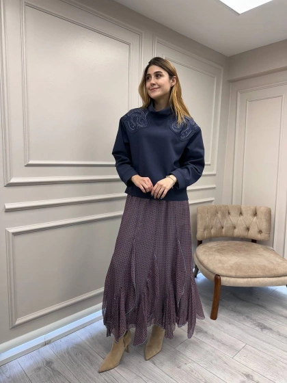 Venöve 26FWSWE0001 Mavi Lulu Sweat