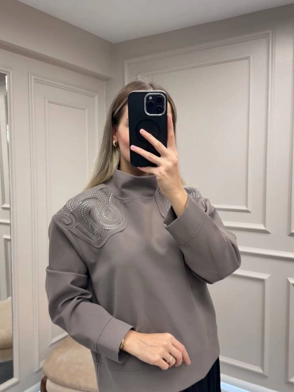 Venöve 26FWSWE0001 Vizon Lulu Sweat