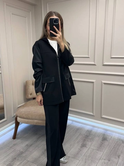 Venöve 26FWSWE0009 Siyah Mike Takım