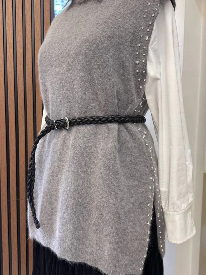 Venöve 26FWYLK0003 Gri Dove Yelek