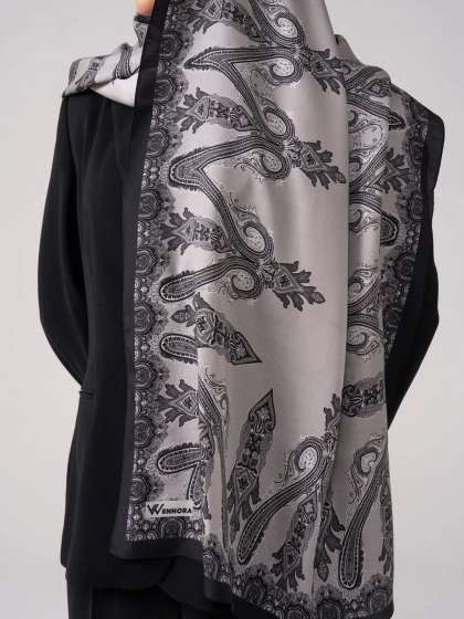 Wennora NuraShine Gri Şal