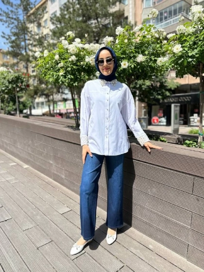 Yusuf Özdemir 24Y1492 Lacivert Bol Pantolon