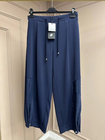 Yusuf Özdemir 25K1355 Lacivert Paça Detaylı Pantolon