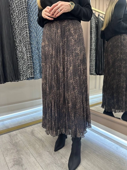 Yusuf Özdemir 25Y1504 Koyu Leopar Etek