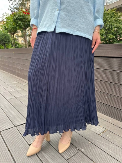 Yusuf Özdemir 25Y1504 Lacivert Bürümcük Etek