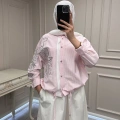 Ghisa 3610T4317 Pembe İşleme Detaylı Tunik
