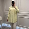 Magazin 7351 Sarı Tensel Gömlek