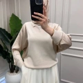 Ghisa 3651T4414 Taş Kolları Saten Detaylı Tunik