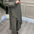 Misswhence 39003 Gri Tunik Takım