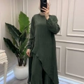 Misswhence 39003 Yeşil Tunik Takım
