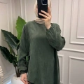 Misswhence 39003 Yeşil Tunik Takım