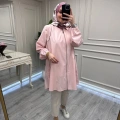 Misswhence 39302 Pembe Poplin Gömlek
