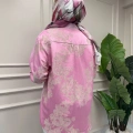 Ghisa 3610G4311 Pembe Arkası Detaylı Gömlek