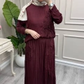 Ceremony 26Y911 Bordo Etekli Takım