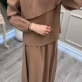 Nuss Triko 26Y1088 Çikolata Etekli Takım