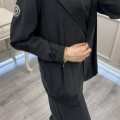 Ceremony 26Y938 Siyah Kolu Arma Detaylı Ceketli Modal Takım