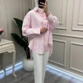 Ghisa 3611G4430 Pembe Brode Detaylı Gömlek