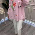 Ghisa 3611G4432 Pembe Baskı Detaylı Gömlek