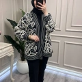 Ghisa 3610H3265 Siyah Brode Detaylı Hırka