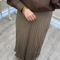 Yusuf Özdemir 26Y1504 Latte Şifon Bürümcük Etek