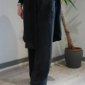 Miss Dalida T26Y-7003 Siyah Bol Paça Basic Cupro Pantolon