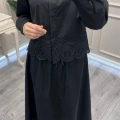 Wennora 1040 Siyah Dantel Detaylı Takım
