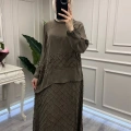 Misswhence 39002 Haki Tunik Etek Takım