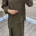 Misswhence 39002 Haki Tunik Etek Takım