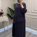 Misswhence 39002 Mor Tunik Etek Takım