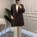 Ceremony 26Y878 Kahve Tensel Lycell Blazer Ceket