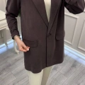 Ceremony 26Y878 Kahve Tensel Lycell Blazer Ceket