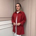 Ceremony 6148 Bordo Cep Detaylı Gömlek