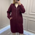 Ghisa 26KGSKBN6549 Bordo Taş Detaylı Angora Kaban