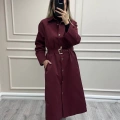 Ghisa 26KGSTRN2687 Bordo Kemerli Trençkot