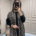 Ghisa 26KÖRTNK4148 Leopar Desenli Tunik