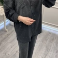 Ghisa 3611T9297 Siyah Taş Detaylı Takım