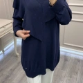 Ghisa 3620T4325 Lacivert Merserize Tunik