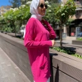 Ghisa 4YOBTNK4227 Fuşya Damla Taş Detaylı Tunik