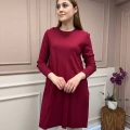 İnvee 6222 Bordo Triko Tunik