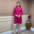 İnvee 6222 Fuşya Triko Tunik