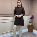 İnvee 6222 Kahve Triko Tunik