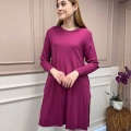 İnvee 6222 Vişne Triko Tunik