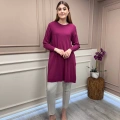 İnvee 6222 Vişne Triko Tunik