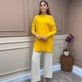 İnvee 6250 Sarı Triko Tunik