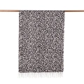 İpekevi 02452 Siyah Leopar Desenli İpek Şal