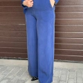 Miss Dalida T26Y7010 Mavi Cupro Cepli Pantolon Etek