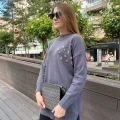 Missemramiss T4572 Antrasit Maglione Angora Kazak