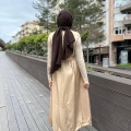 Misswhence 35806 Camel İkili Elbise
