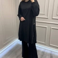 Misswhence 38020 Siyah Yanları Fermuar Detaylı Tunik