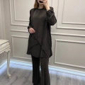 Misswhence 39017 Kahverengi Tunik